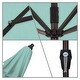 preview thumbnail 91 of 89, North Bend 9-foot Auto-tilt Round Sunbrella Patio Umbrella by Havenside Home