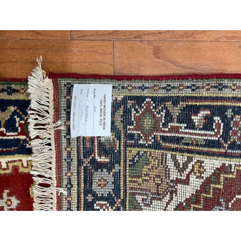 Handmade One-of-a-Kind Heriz Wool Oriental Rug 2'7 x 5'11 - 2.7 x 5.11