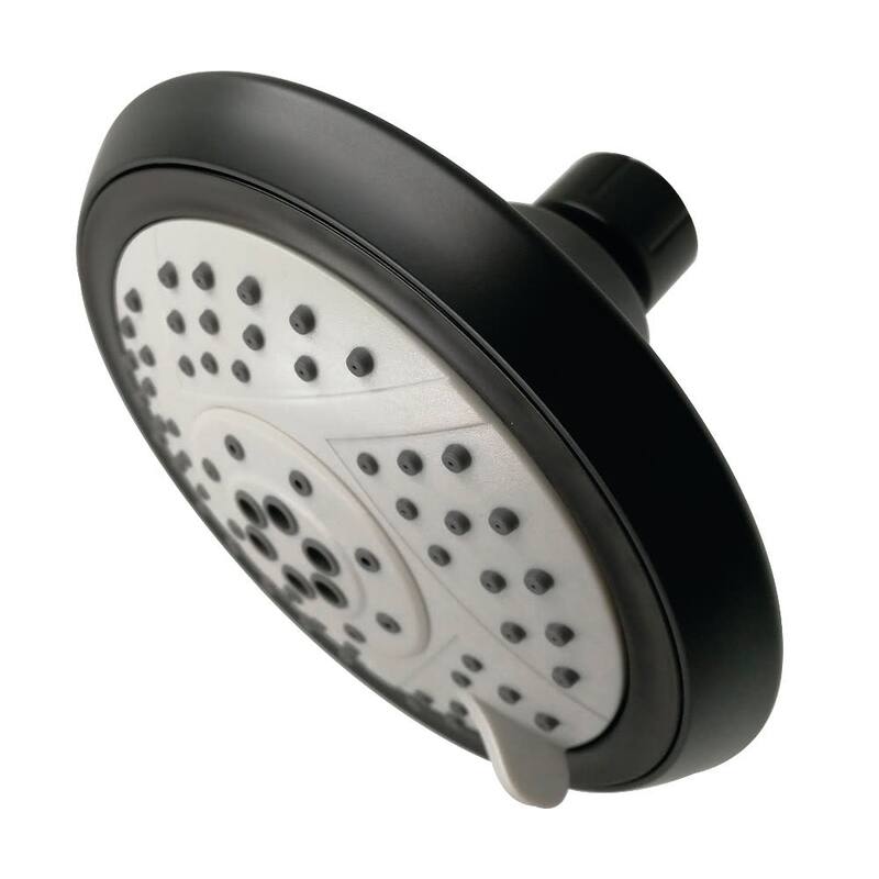 Kingston Brass Vilbosch 1.8 GPM Multi Function Shower Head - Matte Black