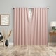 preview thumbnail 43 of 56, Sun Zero Aria 2-pack Magnetic Closure Theater Grade Total Blackout Back Tab 2-Piece Curtain Panel Pair