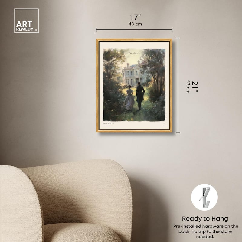 Pride and Prejudice Scene Canvas by Art Remedy