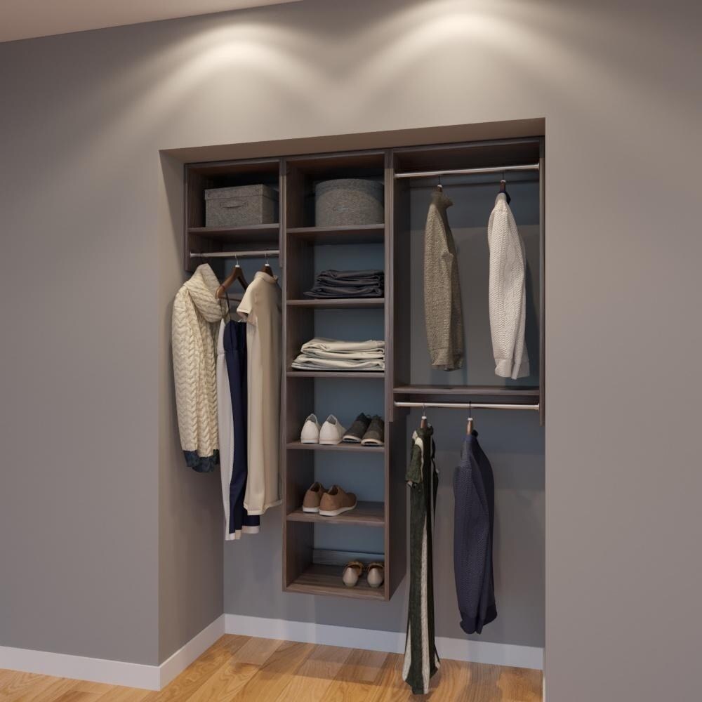 Shop Modular Closets 5 Ft Closet Organizer System 60 Inch Style B On Sale Overstock 21706525