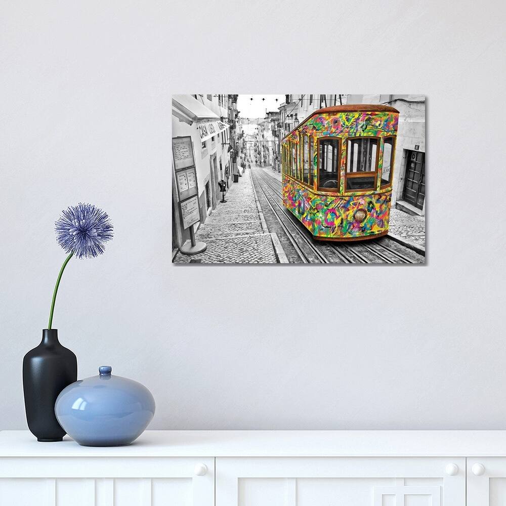 iCanvas "Lisbon Tram" by Ben Heine Canvas Print