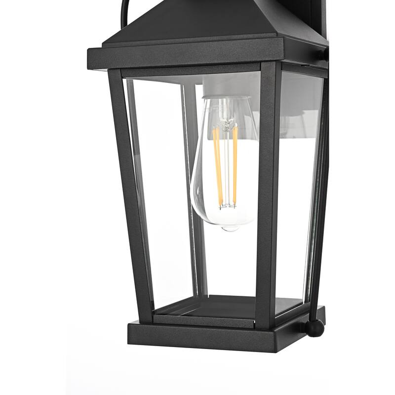 Kael Outdoor Wall sconce in Black