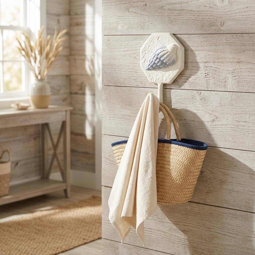 Solva Coastal Colored Cast Iron Wall Hook