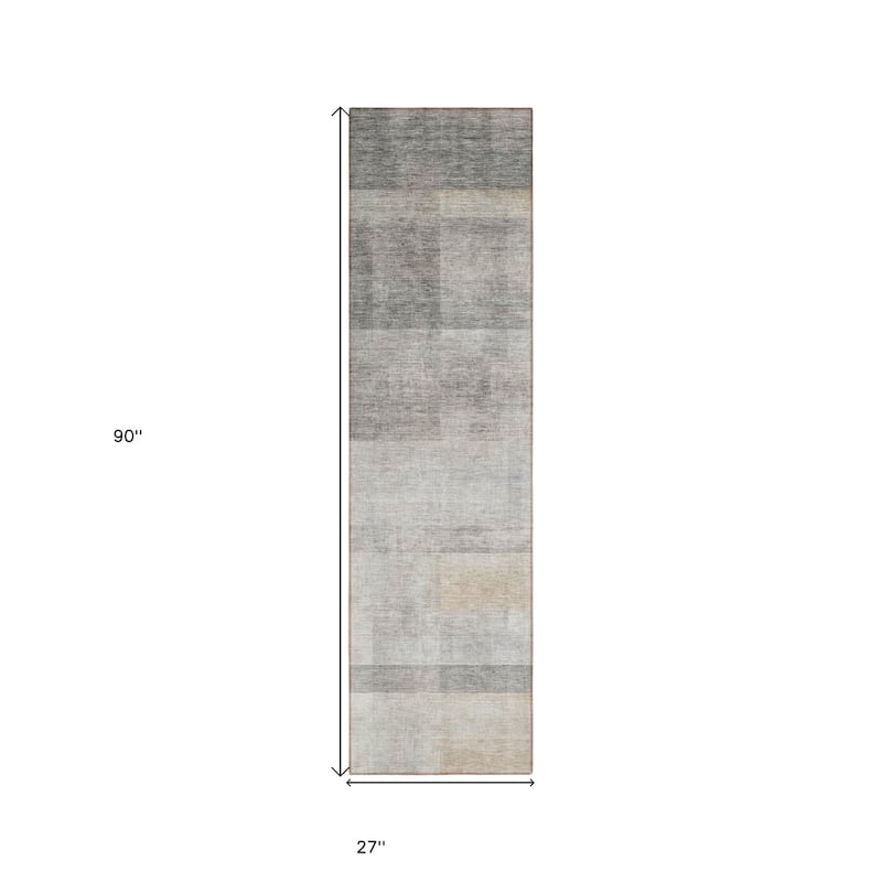 Belo Ombre Weather Resistant Classic Meets Modern Runner Outdoor Rug