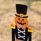 preview thumbnail 42 of 84, Glitzhome Halloween LED Ghost Cat Pumpkin Nutcracker Yard Stakes Standing Sign Hanging Decor