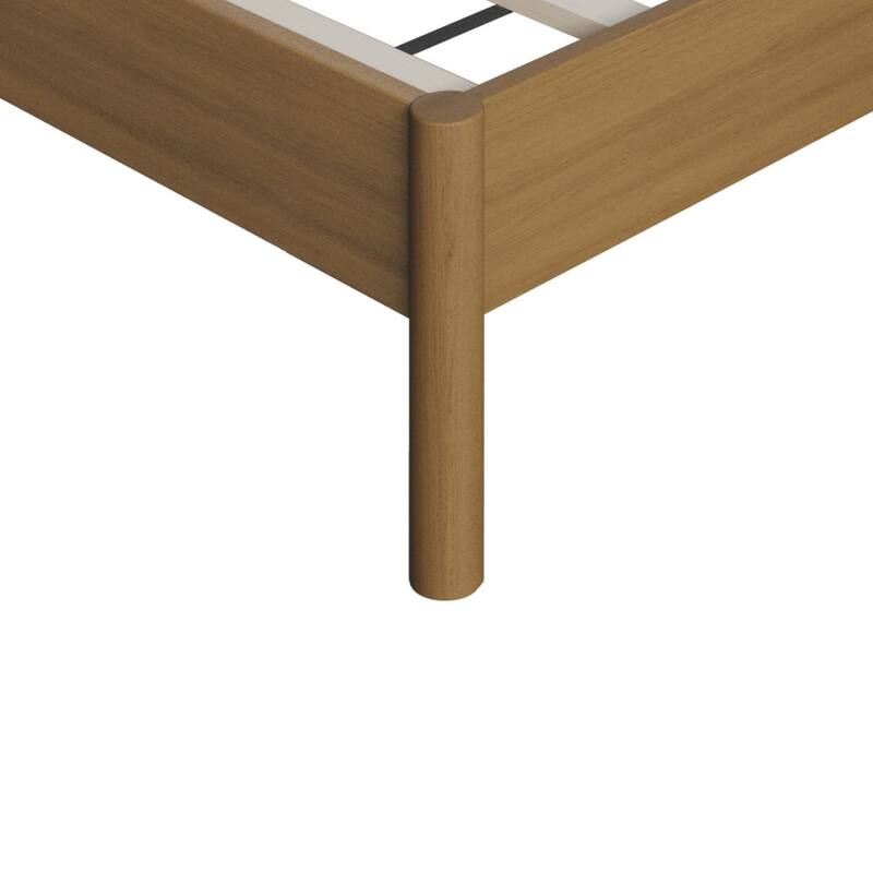 CraftPorch Transitional Wooden Platform Kid Bed