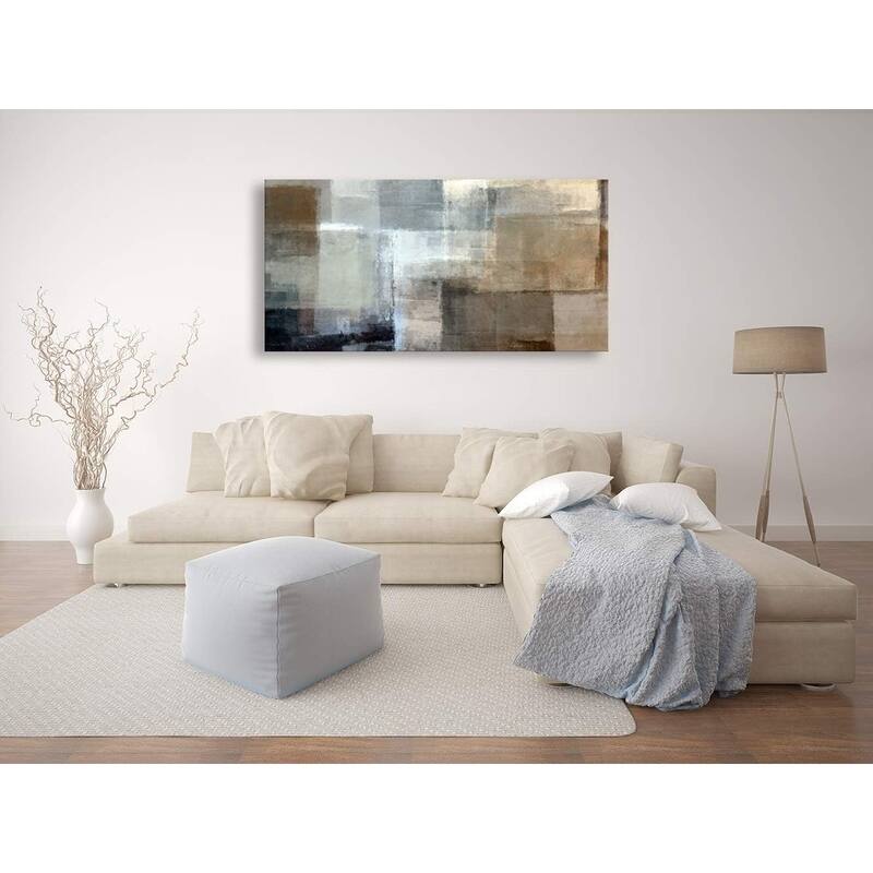 Abstract Wall Art Print Paintings Grey and Brown