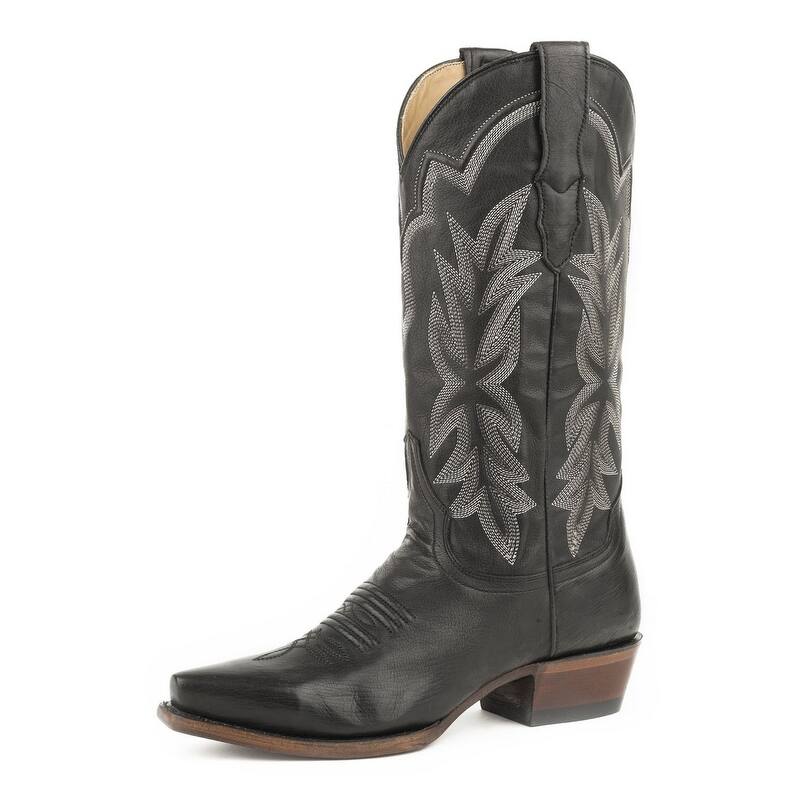 Stetson Western Boots Womens Casey 13" Black 12-021-6105-0626 BL
