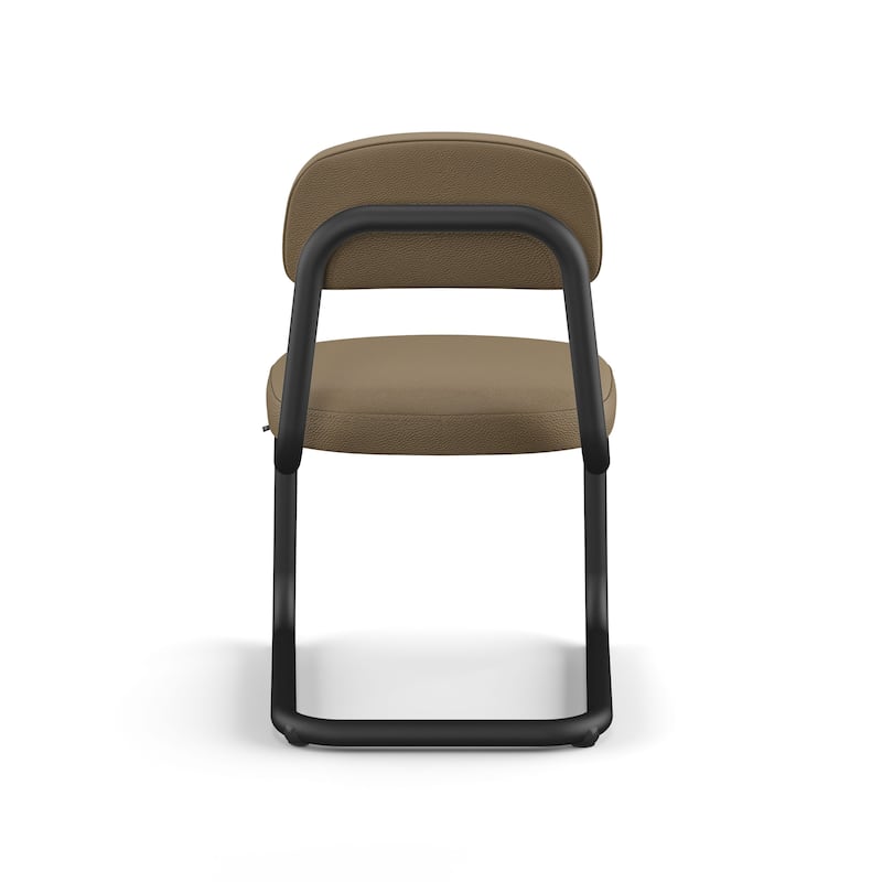 Amisco Flynn Upholstered Dining Chair with Metal Base