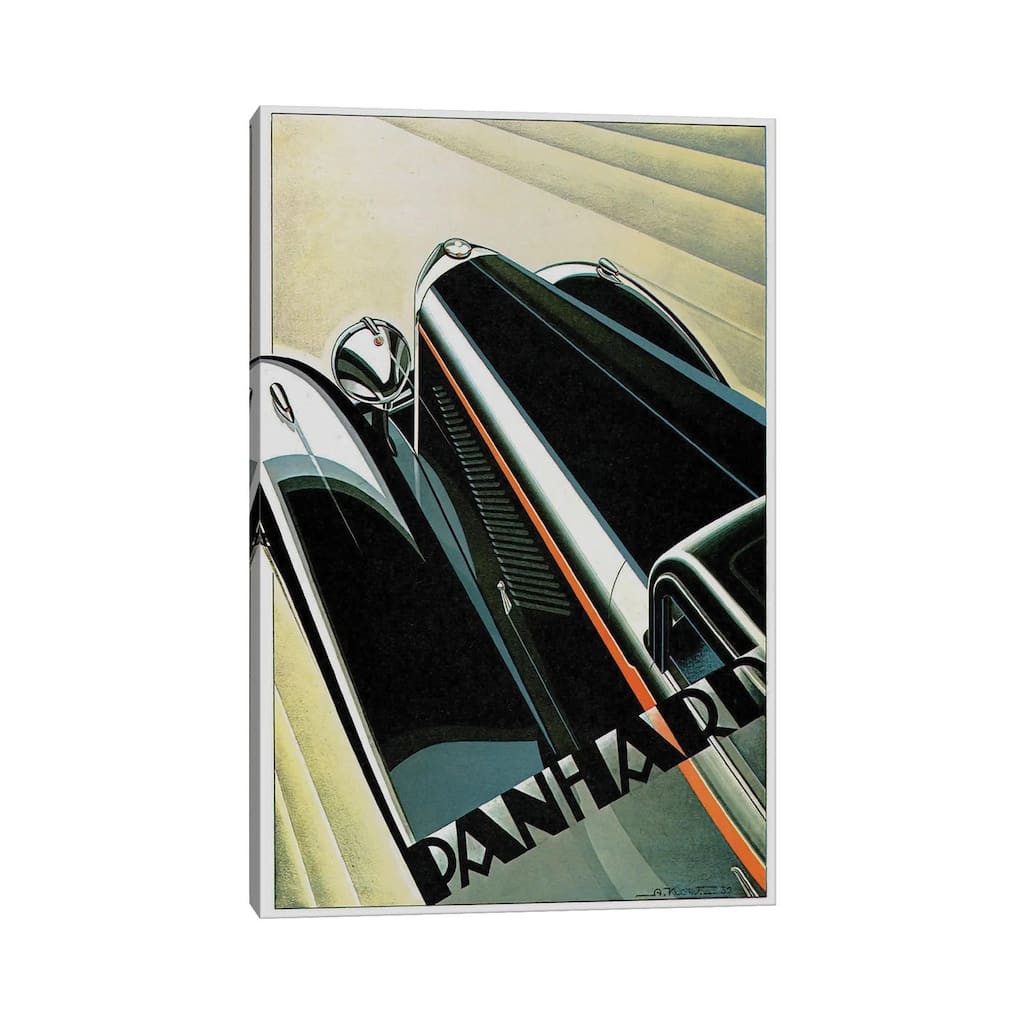 iCanvas "Art Deco Auto" by Vintage Apple Collection Canvas Print