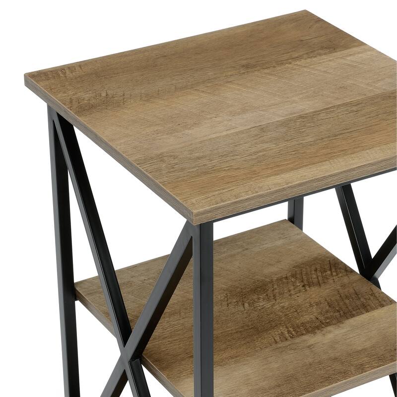 Convenience Concepts Tucson End Table with Shelves