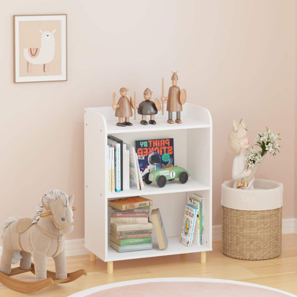 3 Tier Children Small Bookcase and，Free Standing Bookshelf,for Kids Rooms, Bedroom, Playroom,Nursery