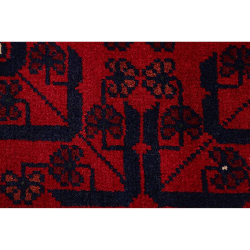 ECARPETGALLERY Hand-knotted Finest Khal Mohammadi Red Wool Rug - 4'4 x 7'2