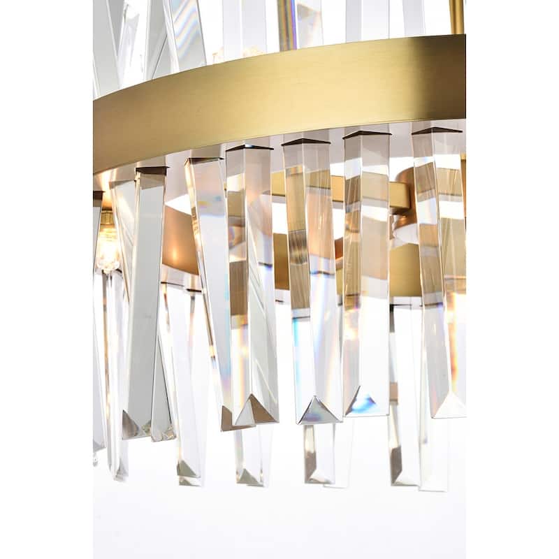 Indigo Home 20 inch crystal round pendant light