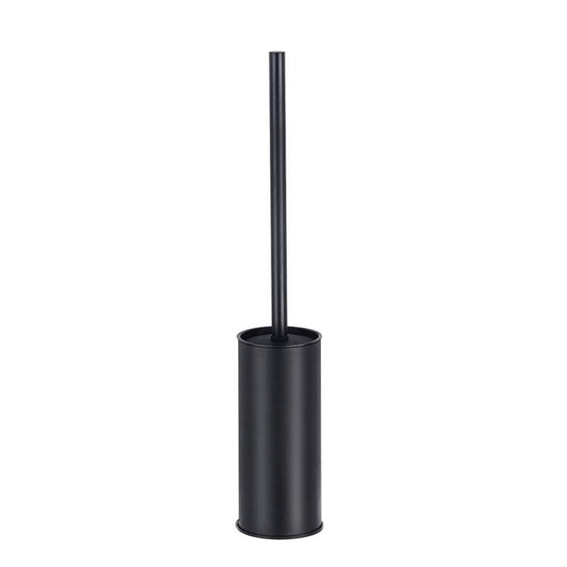 Toilet Bowl Brush - 17.09"L x 3.15"W x 3.15"H - Black