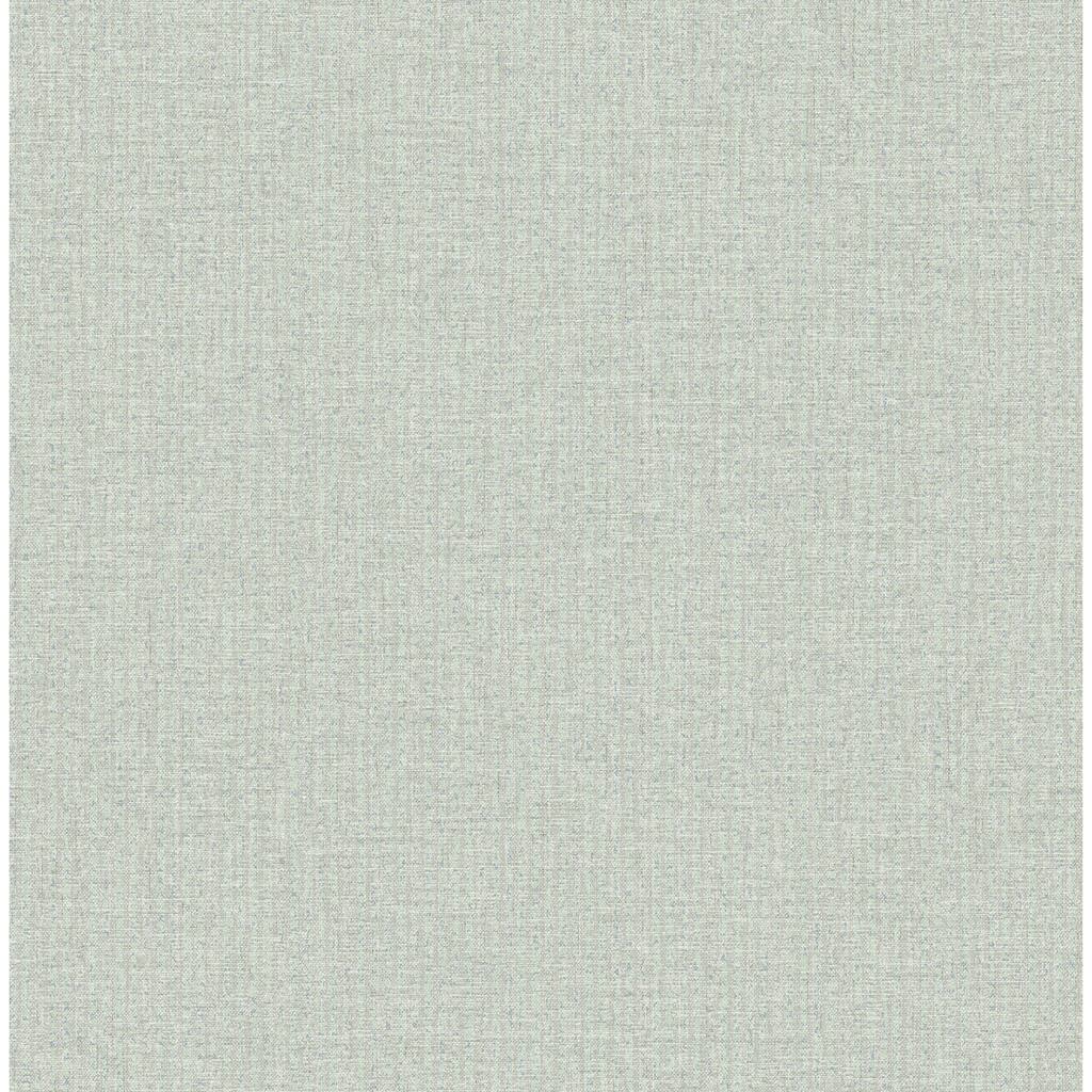 A-Street Prints Lawndale Sage Textured Pinstripe Wallpaper