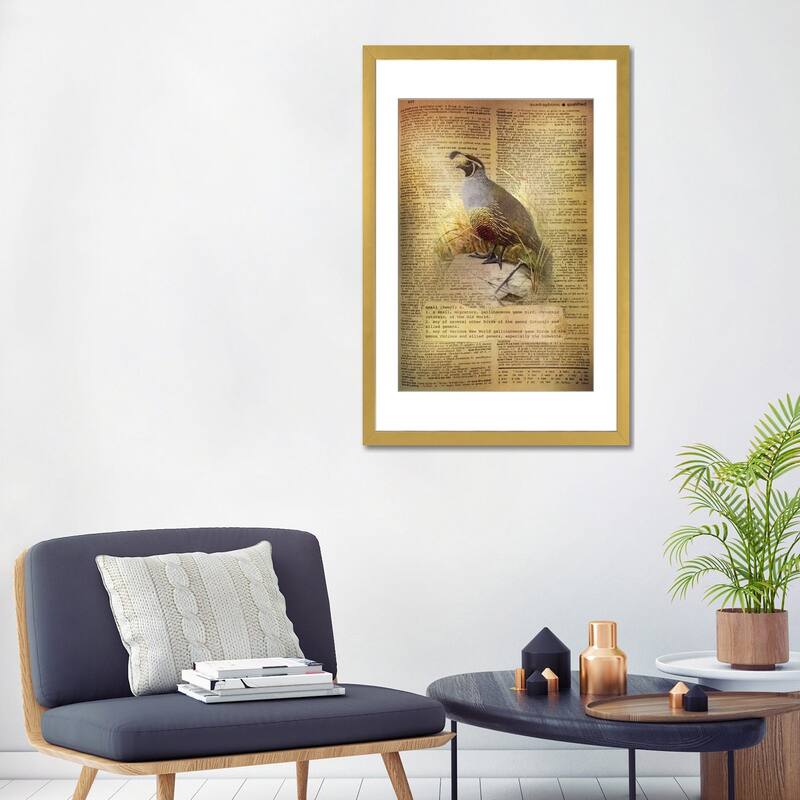 iCanvas "Q - Quail" by 5by5collective