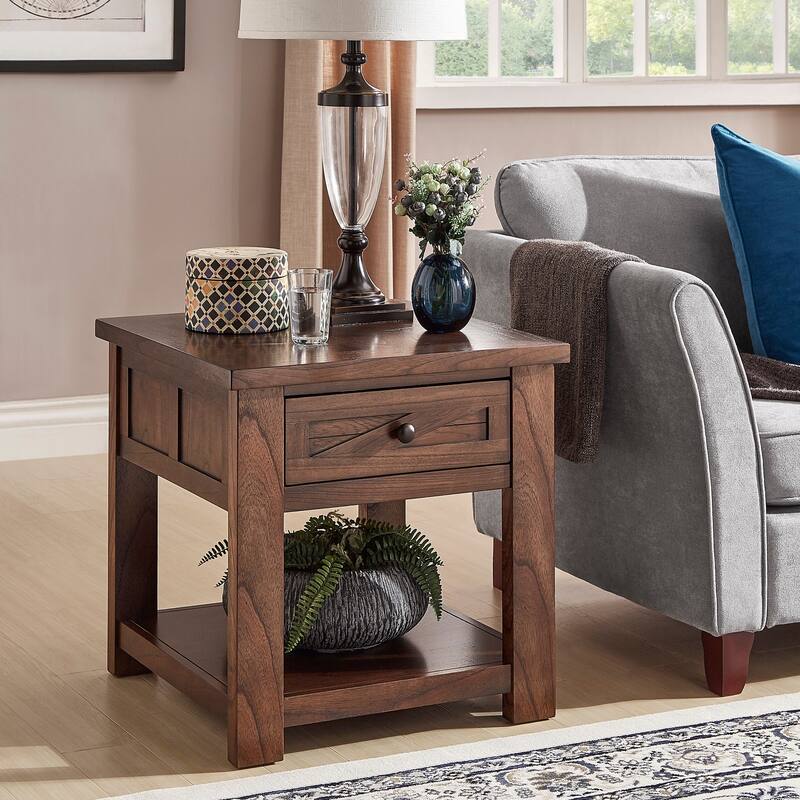 Sheldon Barn Door Coffee Table or Table Set by iNSPIRE Q Classic
