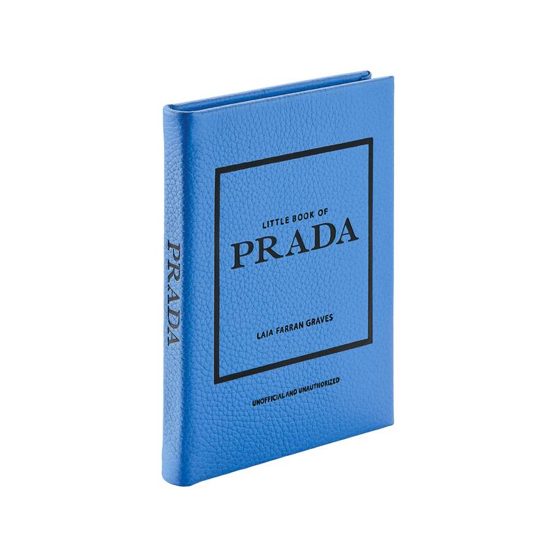 Graphic Image Little Book of Prada Coffee Table Book, Leather, Blue