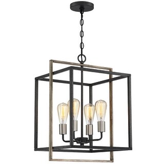Bar Harbor Sky and Natural 3 Candle Chandelier NEW