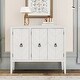 preview thumbnail 1 of 52, 40'' Modern Console Table Living Room with 2 Shelves