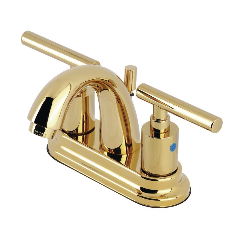 Kingston Brass KB861.CML Manhattan 1.2 GPM Centerset Bathroom Faucet - Polished Brass