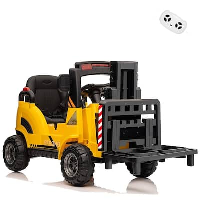 Ride on Forklift Car, 12V Electric Ride On Car with Remote Control