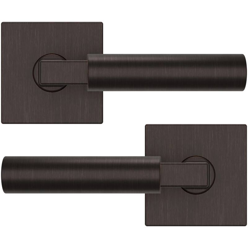 Baldwin L029 Series Passage Door Lever Set with Square Rose from the