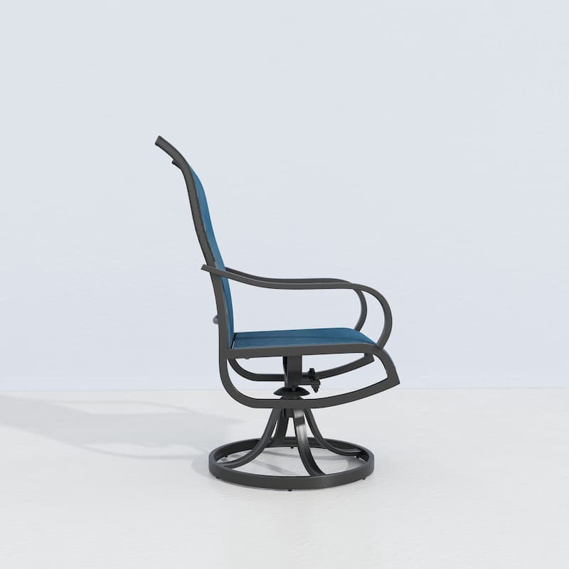 Swivel Outdoor Dining Armchair Patio Chair (Set of 2/4)
