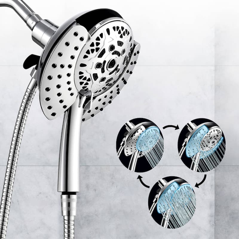 YASINU Hand Held Shower Head & Rain Shower Head 2-IN-1 Shower Head