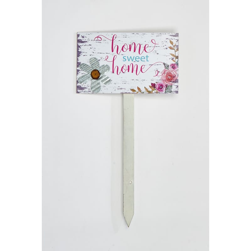 30" Home Sweet Home Garden Stake