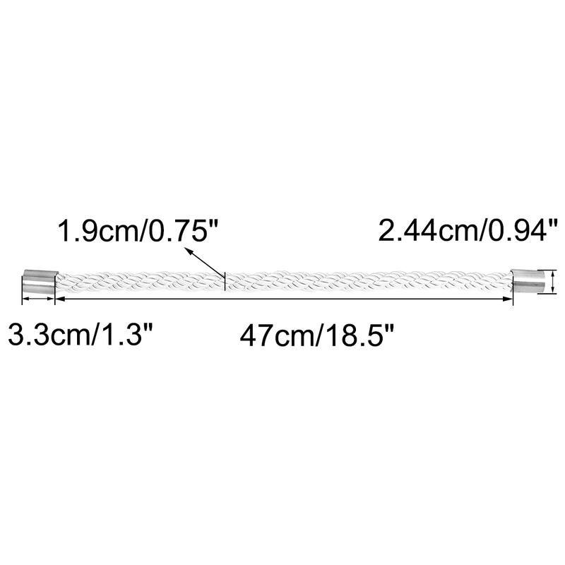 Magnetic Curtain Tieback Holdback Decorative Curtain Holder, 1 Pcs - White