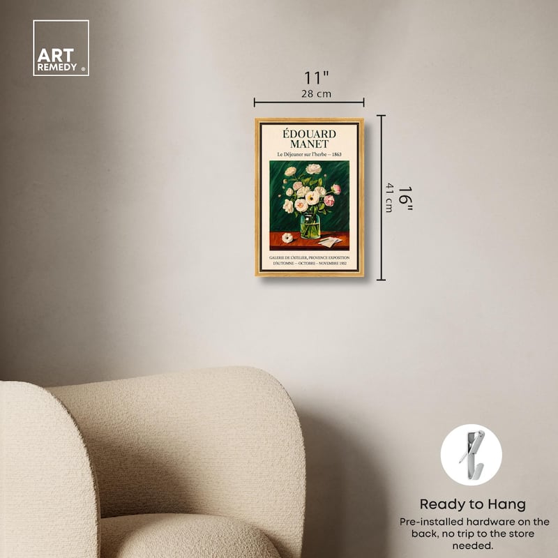 Manet's Floral Canvas by Art Remedy
