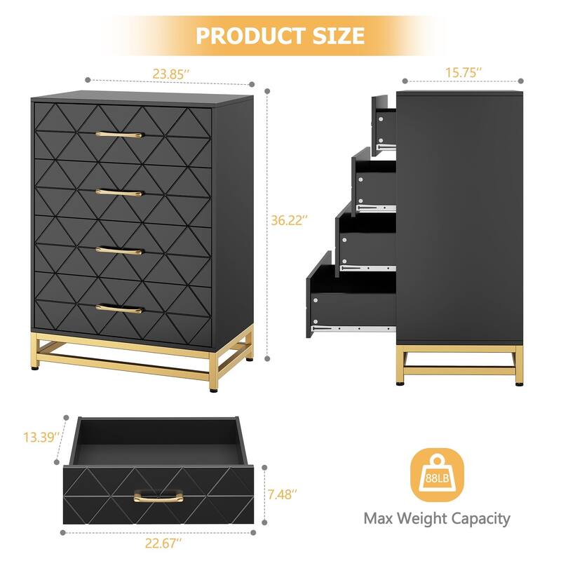 Wooden Dresser for Bedroom