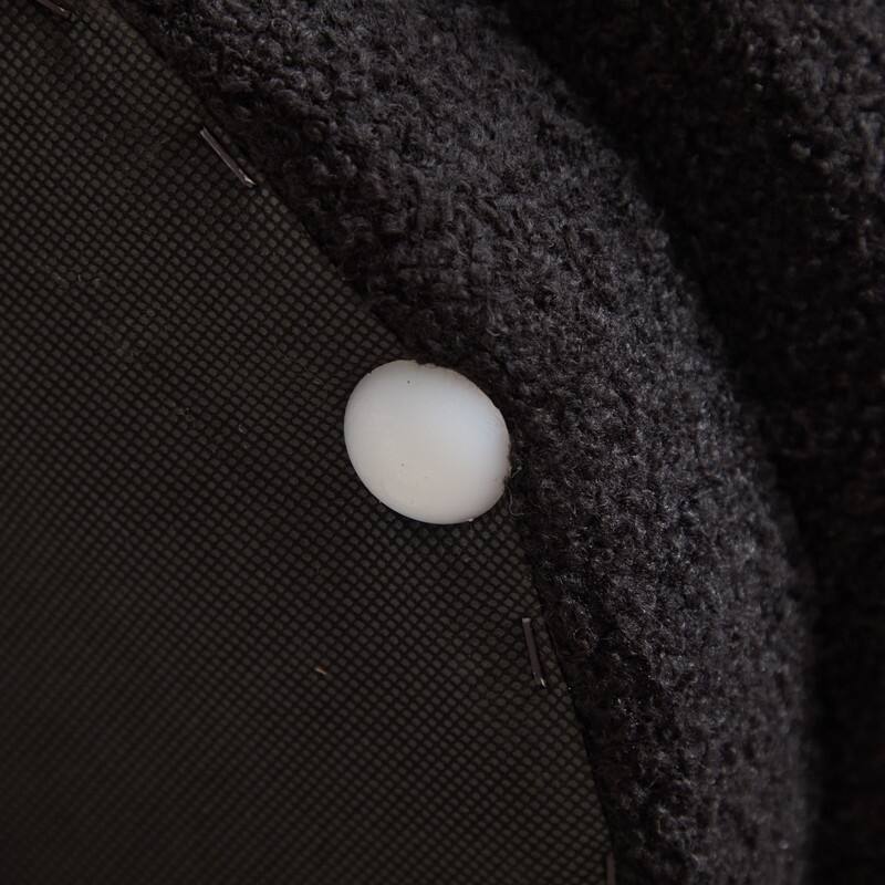 Modern Teddy Upholstered Mushroom Shape Ottoman