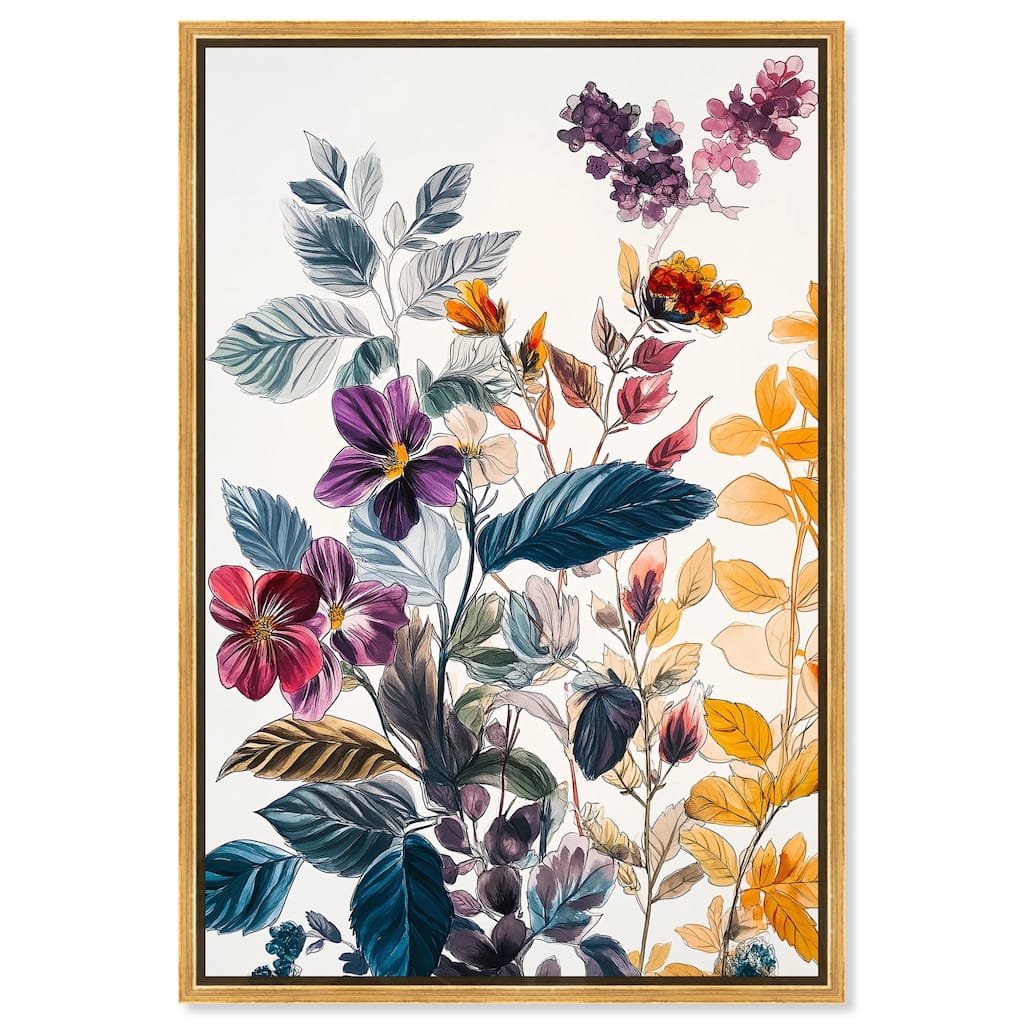 Iris Indigo I Canvas by Art Remedy