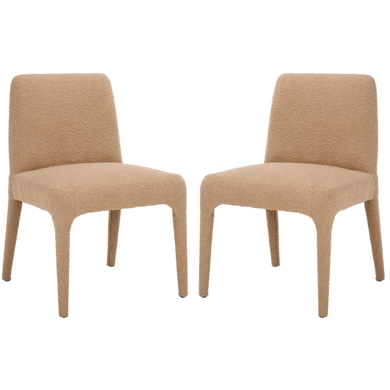 SAFAVIEH Couture Derrick Boucle 19-inch Dining Chair [SET of 2] - 22"W x 23"D x 34"H