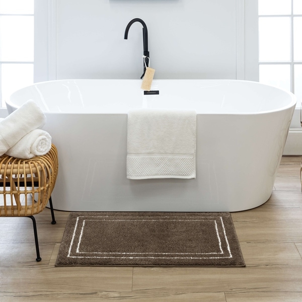 みみこ　岩盤マット EUROPEAN LUXURY TREATMENT Mohawk Home Corona Machine Washable Bath Mat - On Sale - Bed Bath