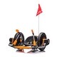 preview thumbnail 41 of 58, 12V Kids Ride On Electric Toy,2WD,16'' exaggerated wheel,Dual handle control for 360 degree flexible steering and rotation Orange