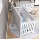 preview thumbnail 4 of 9, Traditional Farmhouse Style 4-in-1 Full Size Convertible Crib - Converts to Toddler Bed and Daybed and Full-Size Bed