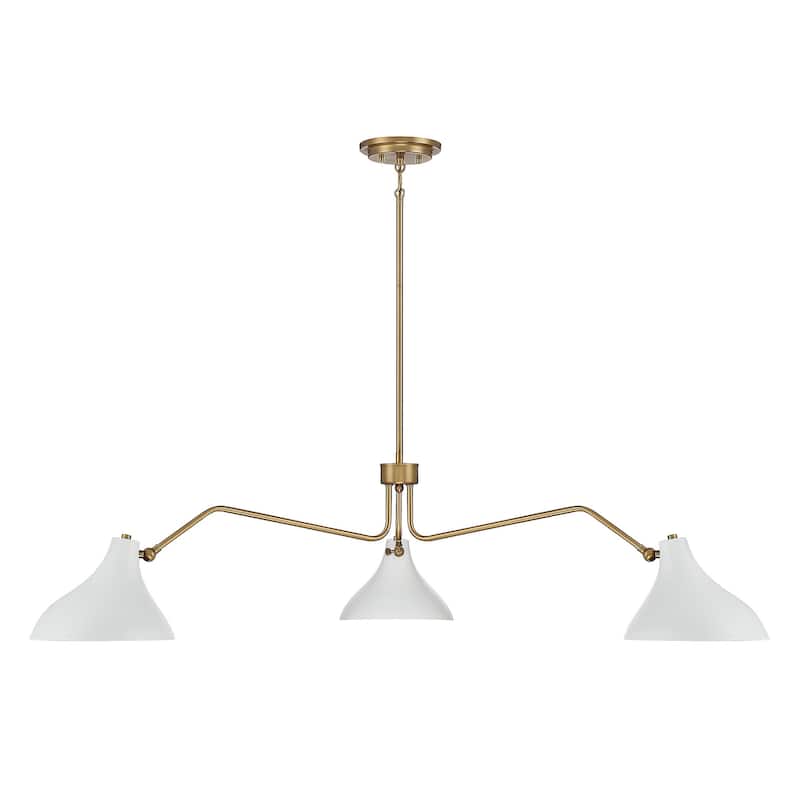 Bellevue SH7019 3 Light 55" Wide Chandelier