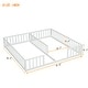 preview thumbnail 17 of 19, Double Twin Floor Bed