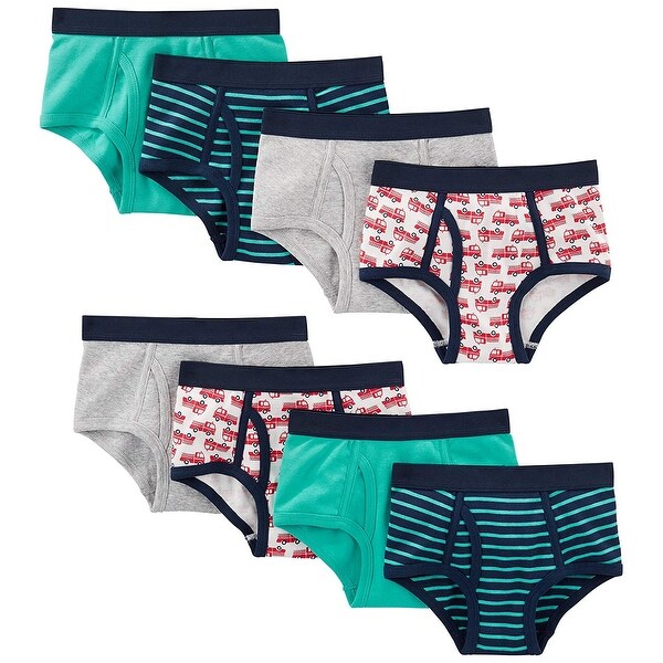 Simple Joys by Carter's Baby Boys' Toddler 8-Pack Underwear, Gray/Blue ...