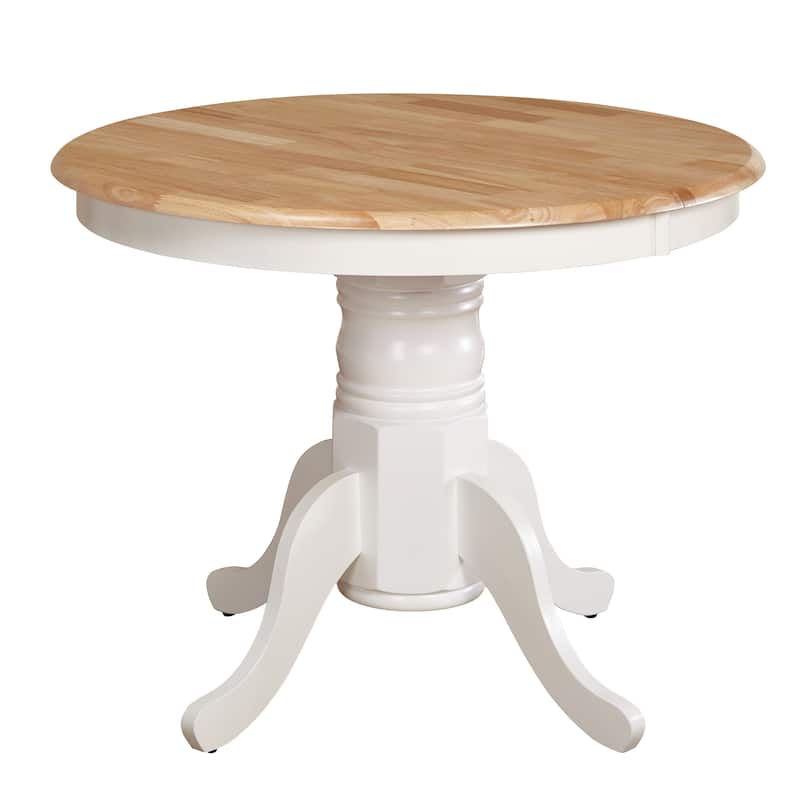 Simple Living Carolina Farmhouse Solid Wood Dining Table with Leaf