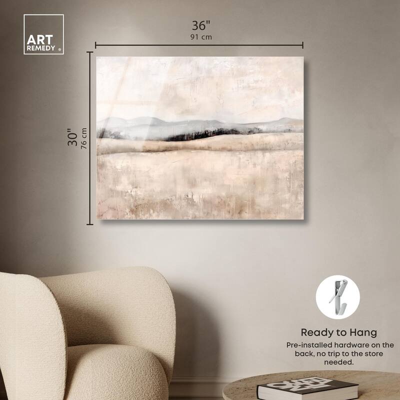 Distant Hills I Acrylic by Art Remedy, Ready to Hang