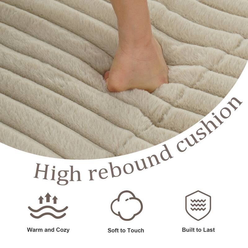 Plush Oversized L-Shape Chaise Lounge