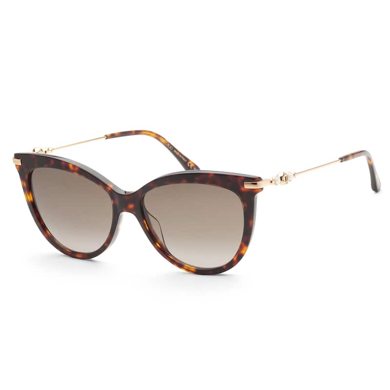 Jimmy Choo Women's Tinsley 56mm Havana Sunglasses TINSLEYGS-0086-HA