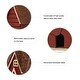preview thumbnail 28 of 46, Glitzhome Hanging Distressed Solid Wood Birdhouse